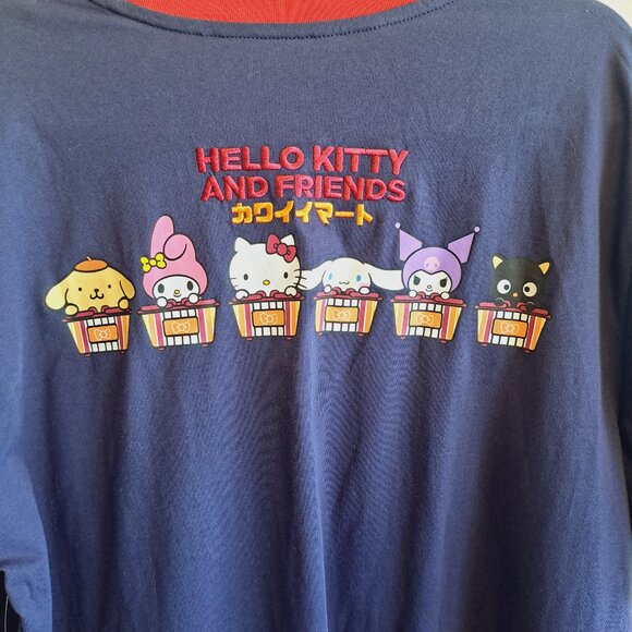 Sanrio Hello Kitty and Friends Kawaii Marketplace Shirt Size 2X Unisex - Picture 5 of 12